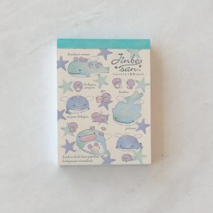 U10 2020 San X Jinbesan Mini memo (Right - White) - Image 3