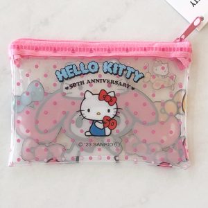 MLD Sanrio Anniversary Plastic Zipper Pouch from Daiso (Right - BadBadtz) - Image 3