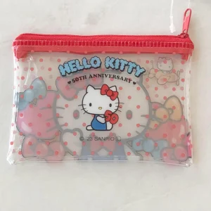 MLD Sanrio Anniversary Plastic Zipper Pouch from Daiso (Right - Kuromi) - Image 3