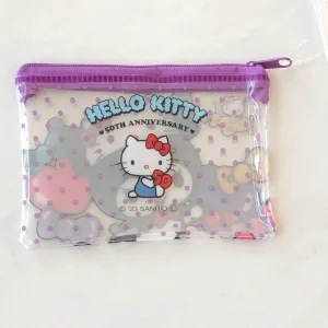 MLD Sanrio Anniversary Plastic Zipper Pouch from Daiso (Right - Kuromi) - Image 5