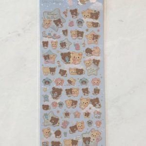 D1-D2 2020 Korilakkuma Sticker Sheet Gold accents (Right - Pink D2) - Image 2