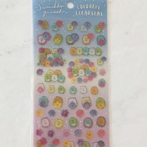 C109-C110 2019 Sumikko sticker sheet clear jelly glitter (Left - Blue C110) - Image 2