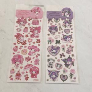 A158-A159 New 2024 Clear Sticker Sheet (Left - MMelody A158)