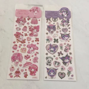 A158-A159 New 2024 Clear Sticker Sheet