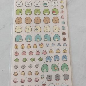 B279-B280 2019 Sumikko seal sticker sheet (Left - Pink B279) - Image 2