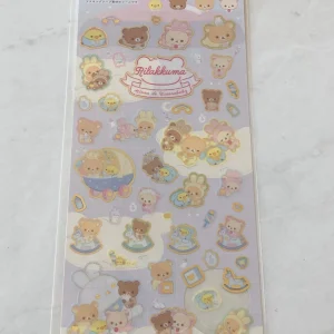 B181-B182 2021 Rilakkuma sticker sheet - Image 2
