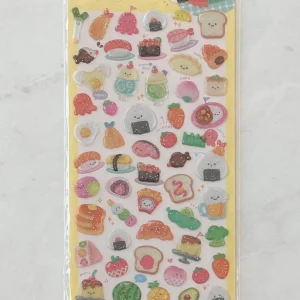 A178-A179 sticker sheet clear jelly glitter - Image 2