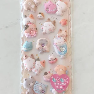 A172-A173 Marshmallow Seal Puffy sticker sheet - Image 2
