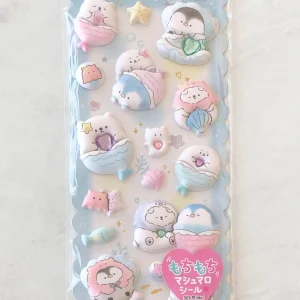 A172-A173 Marshmallow Seal Puffy sticker sheet - Image 3