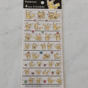 Alternative view of B270-B271 Pokemon Sticker Sheet (Left - B270)