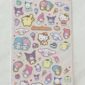 D109-D110 2021 Gold Accent Sticker Sheet (Right - Charac D110) - Image 3
