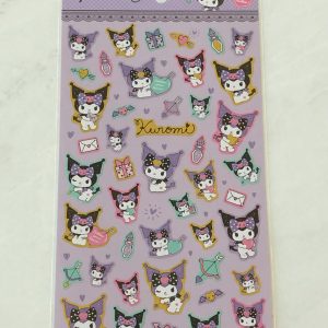 A171/C136 2021 Gold Accent Sticker Sheet (Left - Kuromi A171) - Image 2
