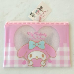 MLD Kuromi and MMelody Plastic Zipper Pouch from Daiso - Image 2