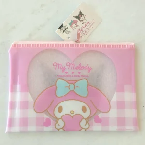 MLD Kuromi and MMelody Plastic Zipper Pouch from Daiso - Image 2