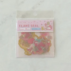 Alternative view of Y34 2024 sticker flakes (Left - Marroncream)