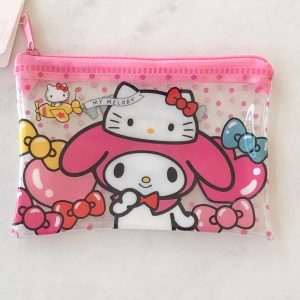 MLD Sanrio Anniversary Plastic Zipper Pouch from Daiso (Right - BadBadtz) - Image 2