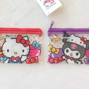 MLD Sanrio Anniversary Plastic Zipper Pouch from Daiso (Left - HK)