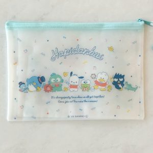 I2 Hapidanbui Plastic Zipper Pouch from Daiso