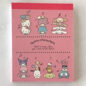 U15 2021 Sanrio characters mini memo