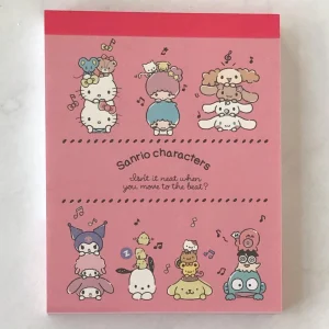 U15 2021 Sanrio characters mini memo