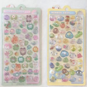 D73-D74 Bonbon Drop Seal gel stickers (Right - yellow D74)