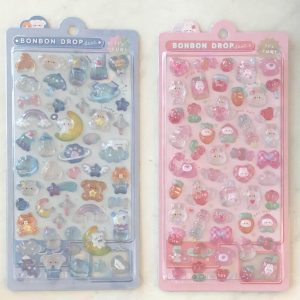 D71-D72 Bonbon Drop Seal gel stickers (Left - Blue D71)