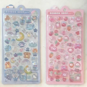 D71-D72 Bonbon Drop Seal gel stickers (Right - Pink D72)