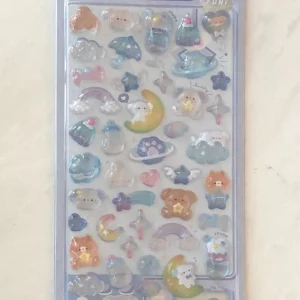 Alternative view of D71-D72 Bonbon Drop Seal gel stickers (Right - Pink D72)