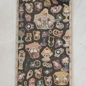 Alternative view of B6-B7 2024 Sentimental Circus Sticker Sheet (Left - Black B7)