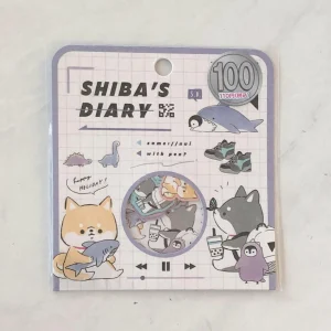 Y32 Shiba's Diary Sticker Flakes