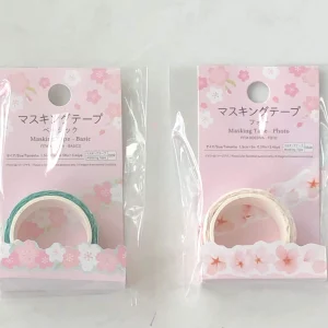 Y5 Daiso Masking tape 1.5cm x 5m (Left - green)