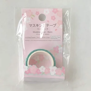 Y5 Daiso Masking tape 1.5cm x 5m (Left - green) - Image 2