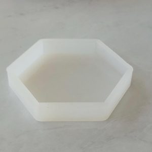 Alternative view of x Single cavity hexagon mold silicone