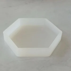 Alternative view of x Single cavity hexagon mold silicone