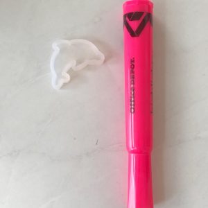 x Single cavity mini dolphin silicone mold