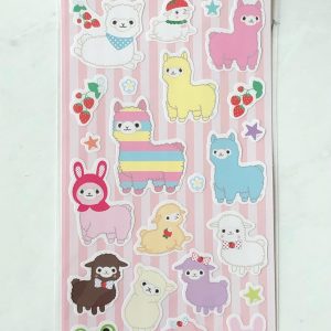 D87-D88 Amuse assorted sticker sheet (Right - hamsters D88) - Image 2