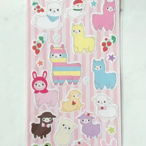 D87-D88 Amuse assorted sticker sheet (Right - hamsters D88) - Image 2