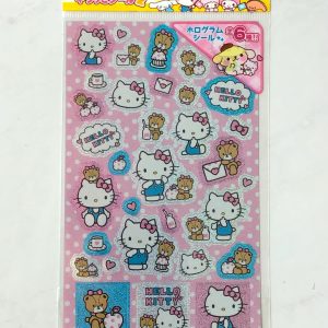 E13-E14 Sanrio sparkly sticker sheet (Left - pink E13) - Image 2