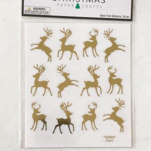 Alternative view of 2018 Christmas sticker sheet (Right - Penguin)