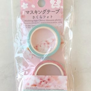 J6 Daiso Cherry Blossom Masking Tape (Right - green) - Image 2