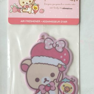 Alternative view of I6 Daiso Korilakkuma air freshener strawberry scent (Left - pink)