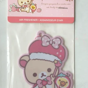 Alternative view of I6 Daiso Korilakkuma air freshener strawberry scent (Left - pink)