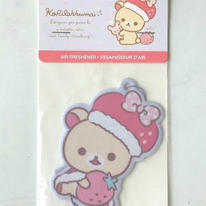 I6 Daiso Korilakkuma air freshener strawberry scent (Left - pink) - Image 3
