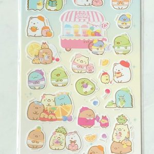 E1-E2 2024 Diaso Sumikko gold foil sticker sheet (Left - E1) - Image 2