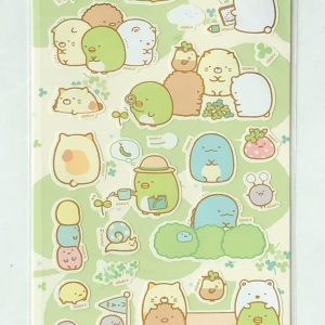 E3-E4 2024 Diaso Sumikko gold foil sticker sheet (Right - green E4) - Image 3