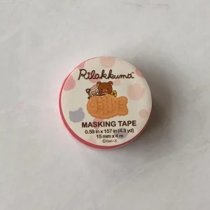 Q8 Daiso Rilakkuma masking tape 15mm x 4m