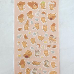 E27-E28 2024 Daiso corocoro gold foil sticker sheet (Left - white E27) - Image 3