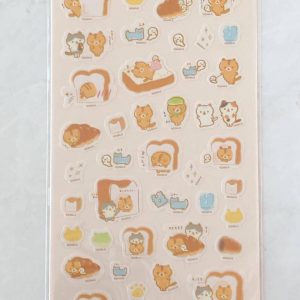 E30-E31 2024 Daiso corocoro gold foil sticker sheet (Left - green E30) - Image 3