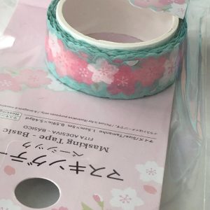 Y5 Daiso Masking tape 1.5cm x 5m (Left - green) - Image 3
