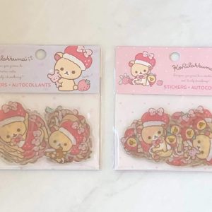 H1 2024 Korilakkuma strawberry sticker flakes (Right - pink)